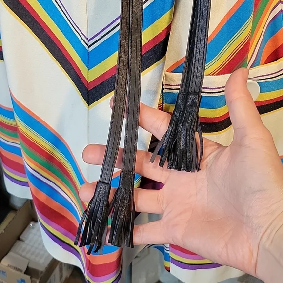 Vegan Leather Wrap Tassel Belt - Picture 3 of 13